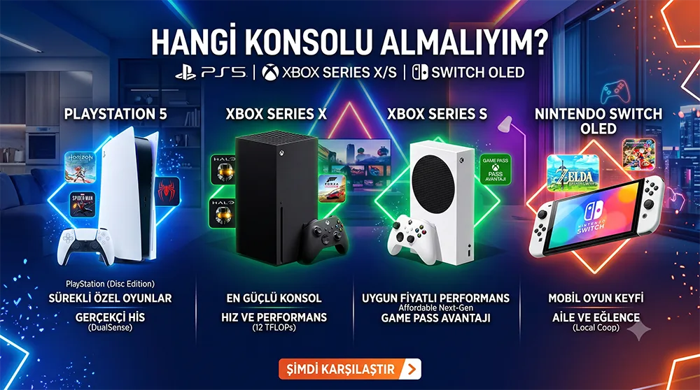 En iyi oyun konsolları 2026