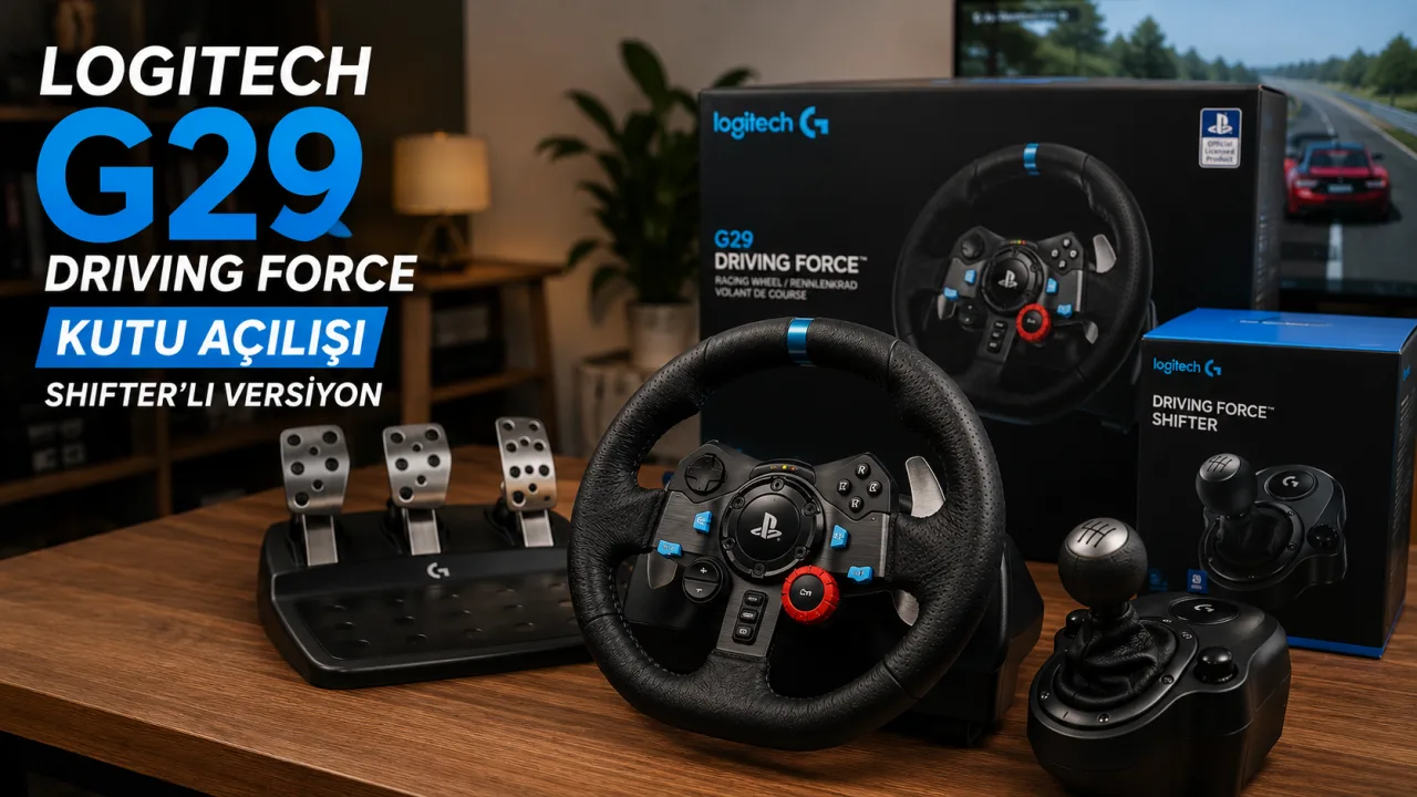 Logitech G29 Driving Force İncelemesi | Kutu Açılışı ve İlk İzlenim