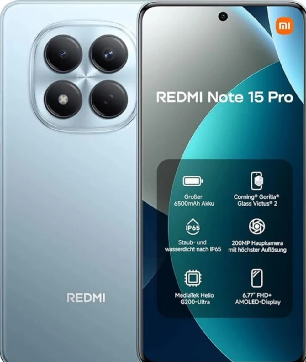 Xiaomi Redmi Note 15 Pro 8 GB 256 GB Mavi (İthalatçı Garantili)